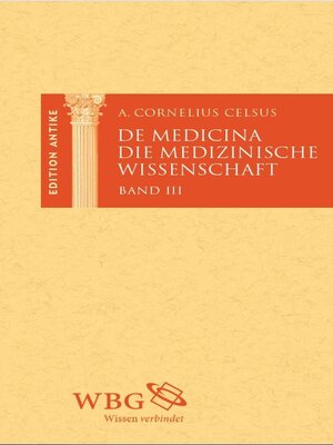 cover image of Die medizinische Wissenschaft /  De Medicina